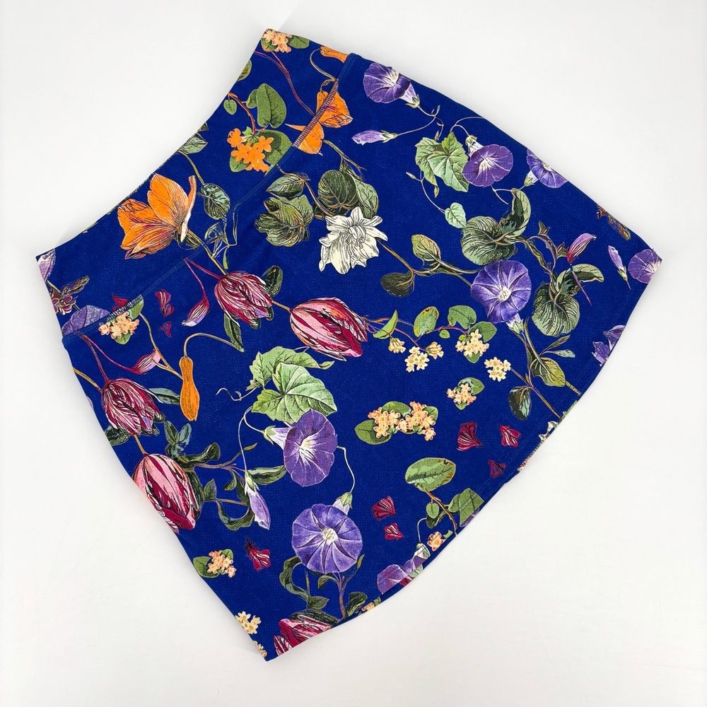 alder NWT Blue Floral Print Adventure Performance Skort, Small